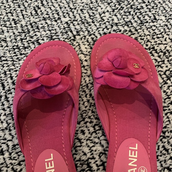 Chanel Sandals. Size 37. Pink. Great condition - Picture 11 of 11